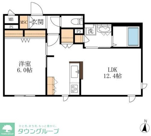 ポルトボヌール瑞穂の物件間取画像